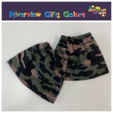 New Style Sock Protectors / Sock Savers / Burr Guards / Gaiters (Double Thickness and Reversible) - Green Camo